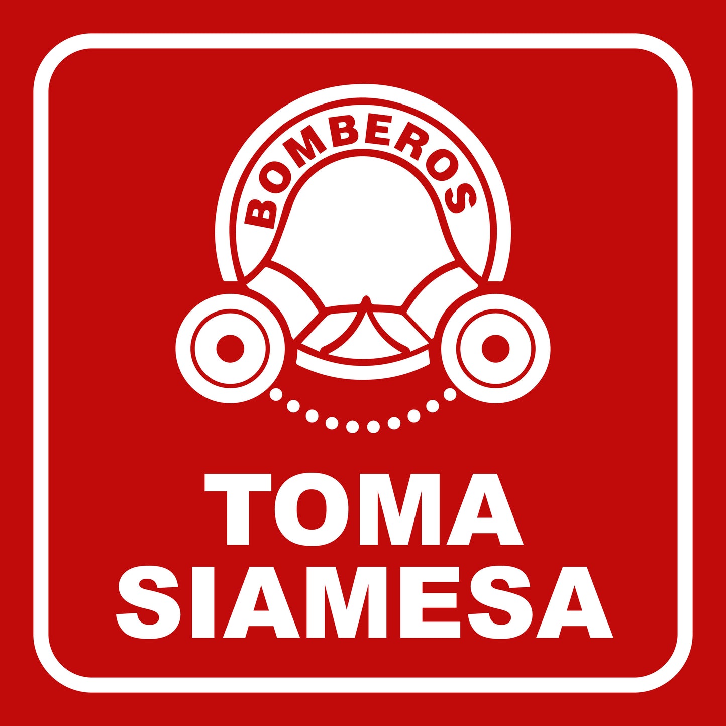 Señalética de Toma Siamesa