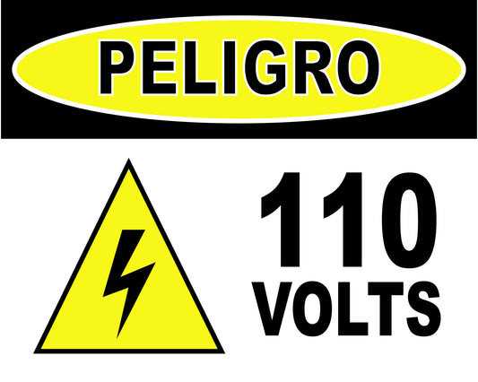 Peligro 110 volts