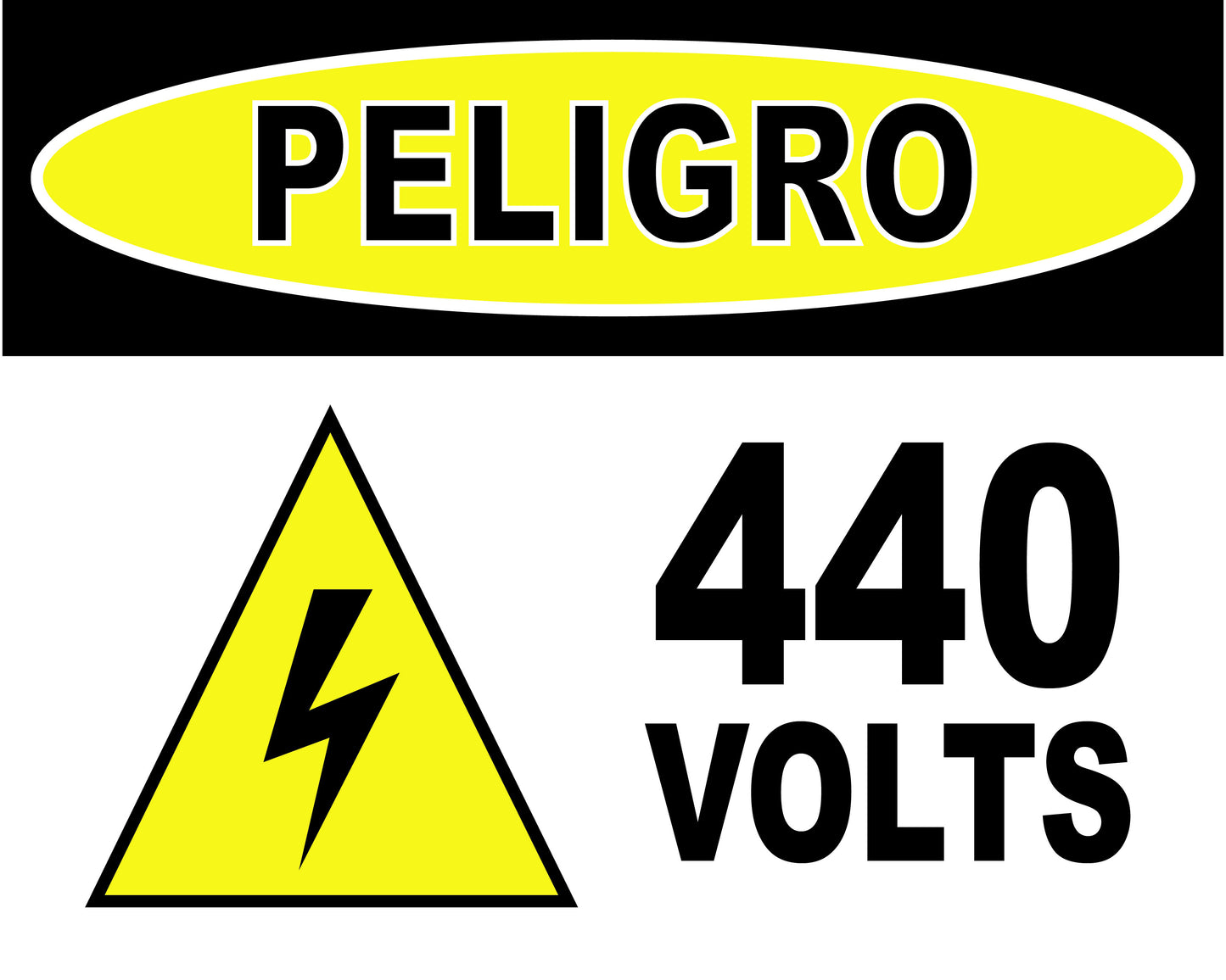 Peligro 440 Volts