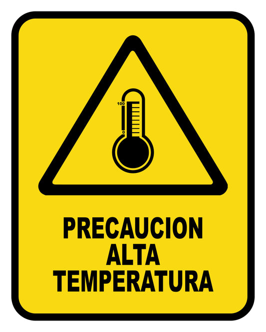 Precaución Alta Temperatura