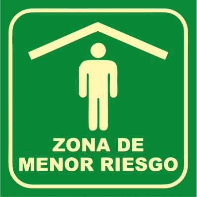 Zona de Menor Riesgo Fotoluminiscente